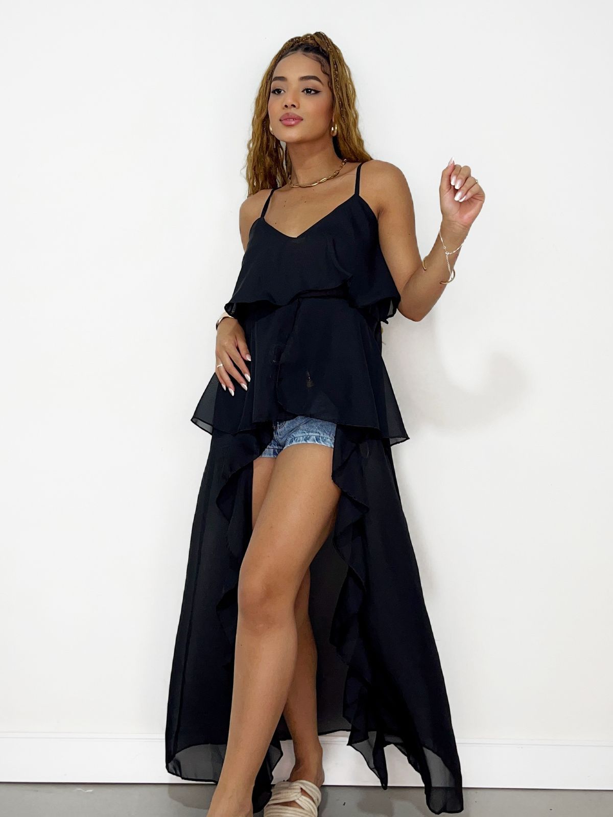 Bata Feminina em Duna Alongada Boho Chique Manuela Frete Grátis.