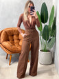 Cropped em Suplex Manga Longa com Gola Boba Sara Ref. 1548. FRETE GRÁTIS