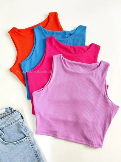 Cropped Zara em Ribana Jamily Ref. 595. FRETE GRÁTIS