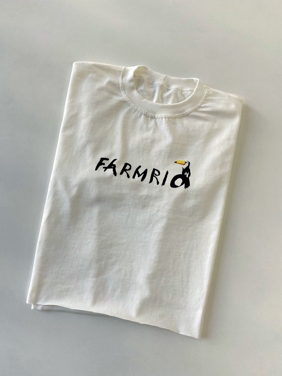 Cropped T-Shirt Oversized Estampada Rio Ref. 909. FRETE GRÁTIS