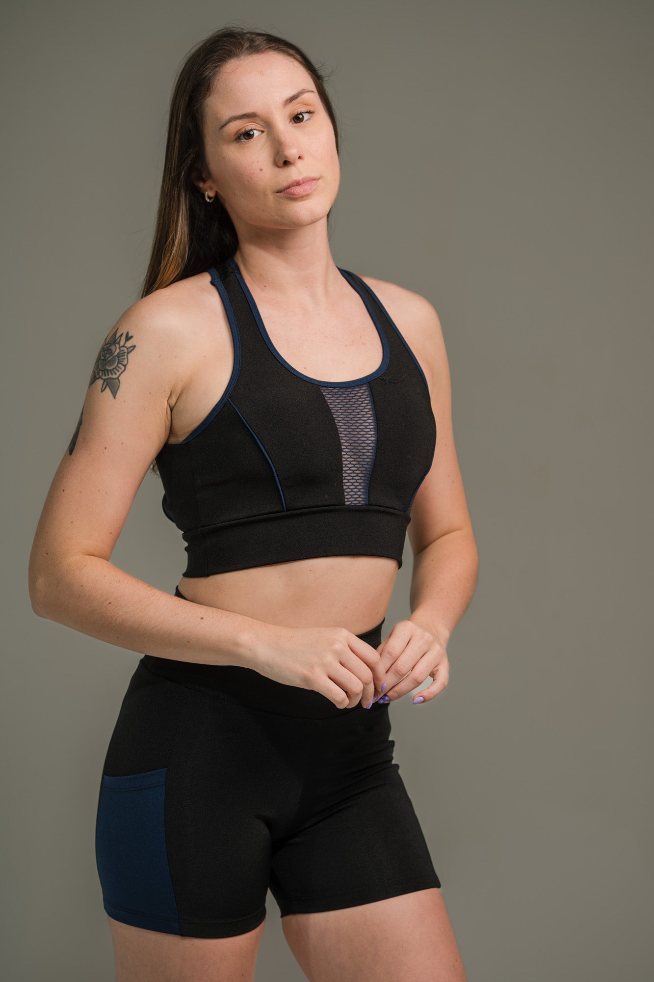 Top Feminina com Filete Colorido. FRETE GRÁTIS