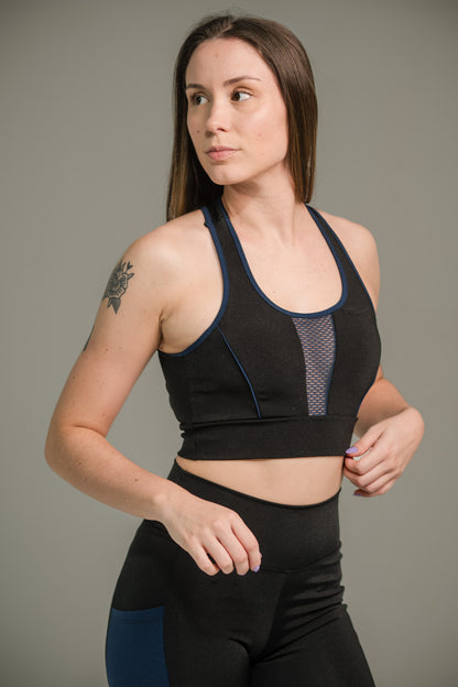 Top Feminina com Filete Colorido. FRETE GRÁTIS