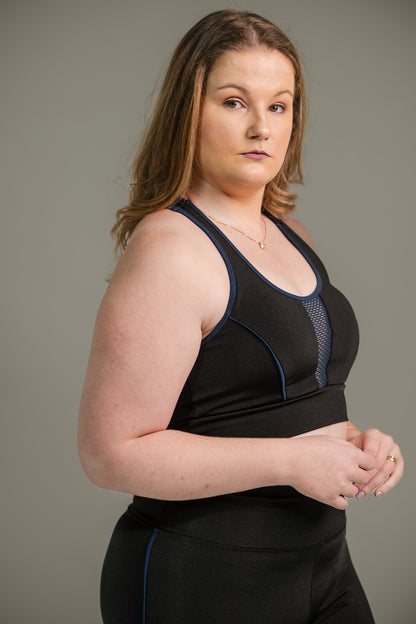 Top Feminina com Filete Colorido. FRETE GRÁTIS