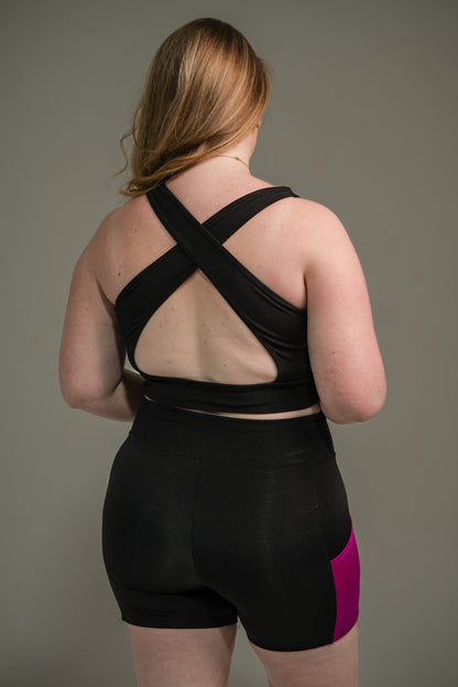 Top Feminina com Filete Colorido. FRETE GRÁTIS