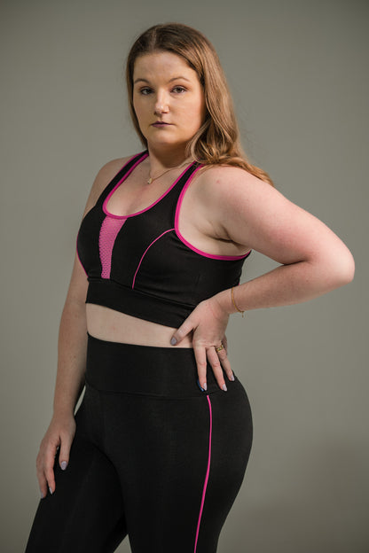 Top Feminina com Filete Colorido. FRETE GRÁTIS