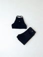 Conjunto feminino fitness na poliamida com bojo removivel e costa aberta Lara. FRETE GRÁTIS