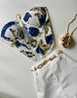 Cropped Corset Estampado com Renda Sabrina Ref. 1859. FRETE GRÁTIS
